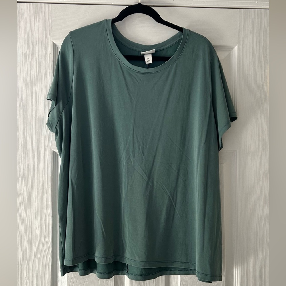 Ava & viv womens tshirt - short sleeves - 2xl